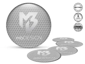 mbDESIGN Ruota Emblema Edizione Adesivi Cupola Pregiati